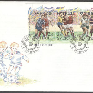Sverige – FDC 1988-10-08 – Fotboll, HBL kpl Vinjett 1