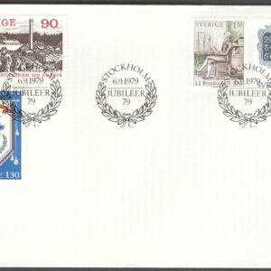 Sverige – FDC 1979-09-06 – Minnen bla Sundsvallsstrejken, 4 kpl