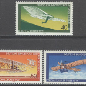Berlin – M  564-566 Flygplan – Gondol – Glidflyg, serie 3 olika **