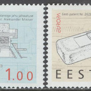 Estland – M  233-234 Europa CEPT 1994 Upptäckter, serie 2 kpl **