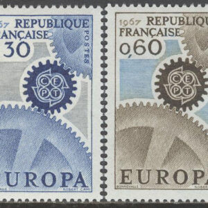 Frankrike – M 1578-1579 Europa CEPT 1967, 2 kpl **