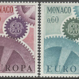 Monaco – M  870-871 Europa CEPT 1967, 2 kpl **