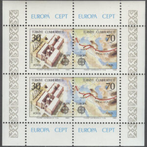 Turkiet – M BL  21 Europa CEPT 1982 Historia, Block **