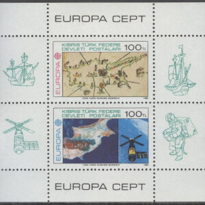 Turk. Cypern – M BL   4 Europa CEPT 1983 Storverk, Block **