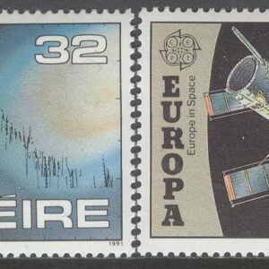 Irland – M  759-760 Europa CEPT 1991 Europa i Rymden, serie 2 kpl **