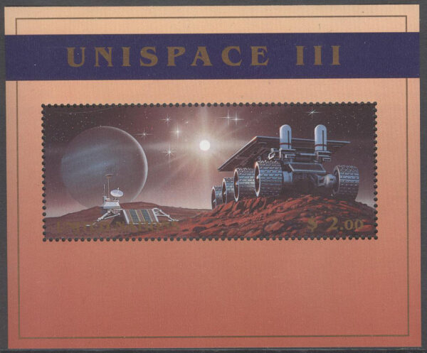 FN New York - M BL  16 Fredligt utnyttjande av Rymden UNISPACE III, Block **