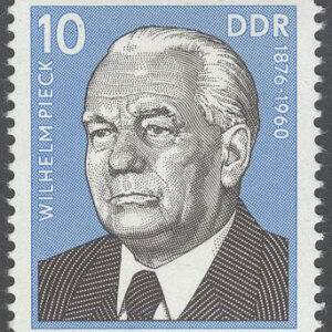 DDR – M 2106 Personligheter IV Wilhelm Pieck – 1:a Presidenten i DDR, 1 kpl **