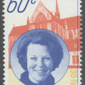 Nederländerna – M 1160 C Drottning Beatrix Tronbestigning, 1 kpl **