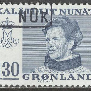 Grönland – F  102 Drottning Margrethe 1.30 Kr stpl