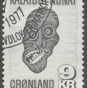 Grönland – F  103 Eskimåmask, 1 kpl stpl