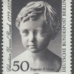 Berlin – M  541 Christian Daniel Rauch 200 år – Bildhuggare, märke kpl **