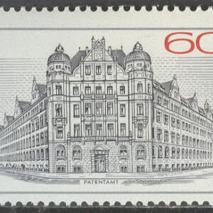 Berlin – M  550 Patentlagen i Tyskland 100 år, märke kpl **