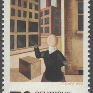 Berlin – M  551 Europeisk konstutställning 1977, märke kpl **