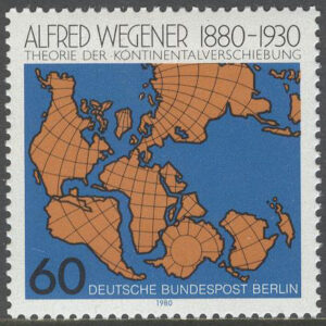 Berlin – M  616 Alfred Wegener 100 år – Geofysiker & Meteorolog – Karta, 1 kpl **