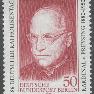Berlin – M  624 Tyska katholikdagen 1980 – Berlins Biskop, märke kpl **