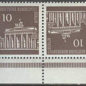 Berlin – M  286 TB par Byggnader – Brandenburger Tor, par kpl **