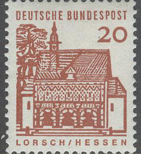 Tyskland – M  456 Byggnader – Torhalle i Hessen, märke **
