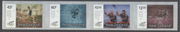 Nya Zeeland - M 2201-2204 OS i Athen 2004 Medaljörer, 4-strip kpl **