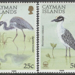 Cayman Islands – M  604-607 Fåglar bla Mangrovehäger, 4 kpl **
