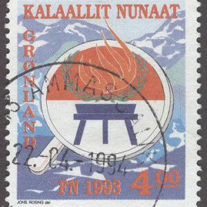 Grönland – F  230 FNs internationella urbefolkningsår 1993, märke kpl