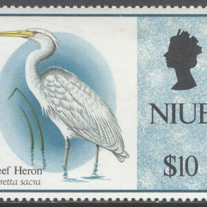 Niue – M  833 Fåglar – Korallhäger, märke **