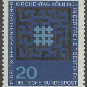 Tyskland – M  480 Tyska Evangeliska Kyrkans Dag 1965, 1 kpl **