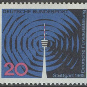 Tyskland – M  481 Tysk Radio utställning i Stuttgart 1965, 1 kpl **