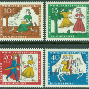 Tyskland – M  485-488 Välfärd – Sagor av Bröderna Grimm VII, 4 kpl **