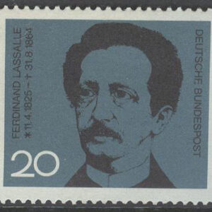 Tyskland – M  443 Ferdinand Lassalle död i 100 år – Politiker, 1 kpl **