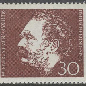 Tyskland – M  528 Werner von Siemens 150 år – Ingenjör, 1 kpl **
