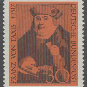 Tyskland – M  535 Franz von Taxis död i 450 år – Postväsendet, 1 kpl **