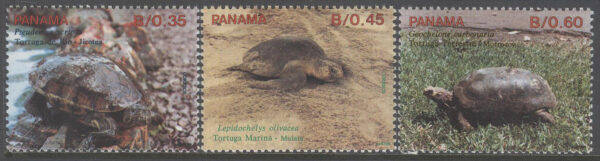 Panama - M 1707-1709 Sköldpaddor, serie 3 kpl **
