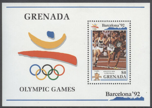 Grenada - M BL 252 OS i Barcelona 1992 Löpning, Block **