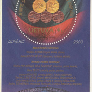 Litauen – M BL  21 OS i Sydney 2000 – Litauiska deltagare, Block **