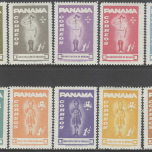 Panama – M Zw   52-61 Scouting – Ungdomshjälp – Tvångspåslag, 10 kpl **