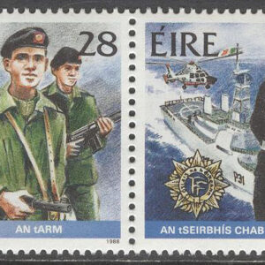 Irland – M  658-661 Irländska stridskrafter – Uniformer, 4-strip kpl **