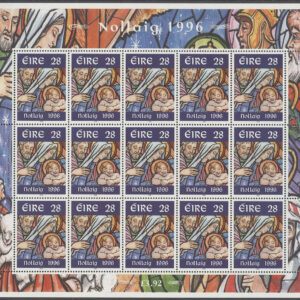 Irland – M  972 Jul 1996 – Den Heliga familjen, Miniark kpl **