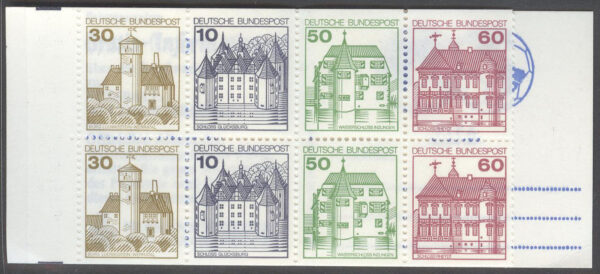 Tyskland - M  913-914, 1028, 1038 HBL 28 Byggnader, Häfte kpl **