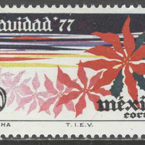 Mexiko – M 1565 Jul 1977 – Julstjärnor, 1 kpl *’