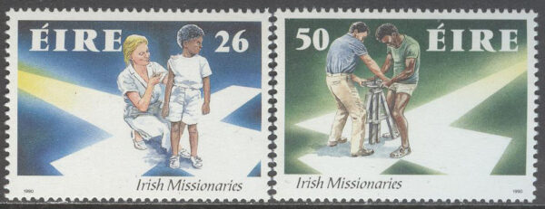 Irland - M  720-721 Irländska missionärer, 2 kpl **