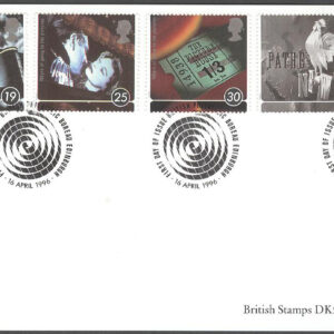 England – FDC 1996-04-16 – Bio i Storbritannien 100 år, serie 5 kpl