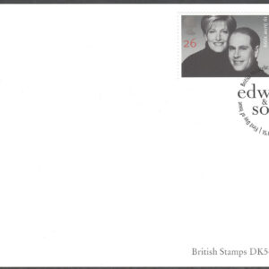 England – FDC 1999-06-15 – Bröllop Prins Edward & S Rhys-Jones, serie 2 kpl