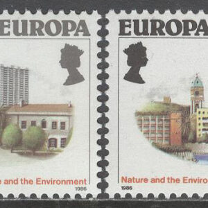 Gibraltar – M  503-504 Europa CEPT 1986 Djur & Natur, serie 2 kpl **