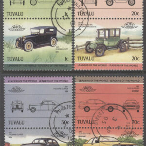 Tuvalu – M  296-303 Bilar bla Rickembacker, serie 8 kpl