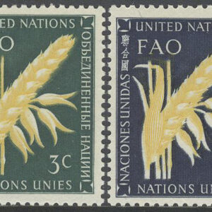 FN New York – M   27-28 FN:s livsmedels- och jordbruksorganisation (FAO), 2 kpl **