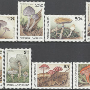 Antigua & Barbuda – M 1258-1265 Svampar bla Rättikhätta, 8 kpl **