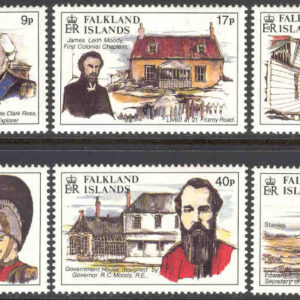 Falkland Islands – M  620-625 Stanleys grundande . 150-årsminnet, 6 kpl**