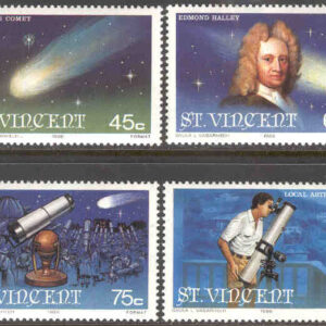 St. Vincent – M  932-935 Halleys komet, 4 kpl**
