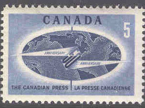 Kanada – M  414 Kanadensiska Pressföreningen 50 år, 1 kpl**