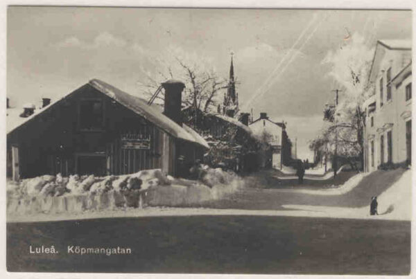 LULEÅ. Köpmangatan. Ej postgånget, mycket gott skick